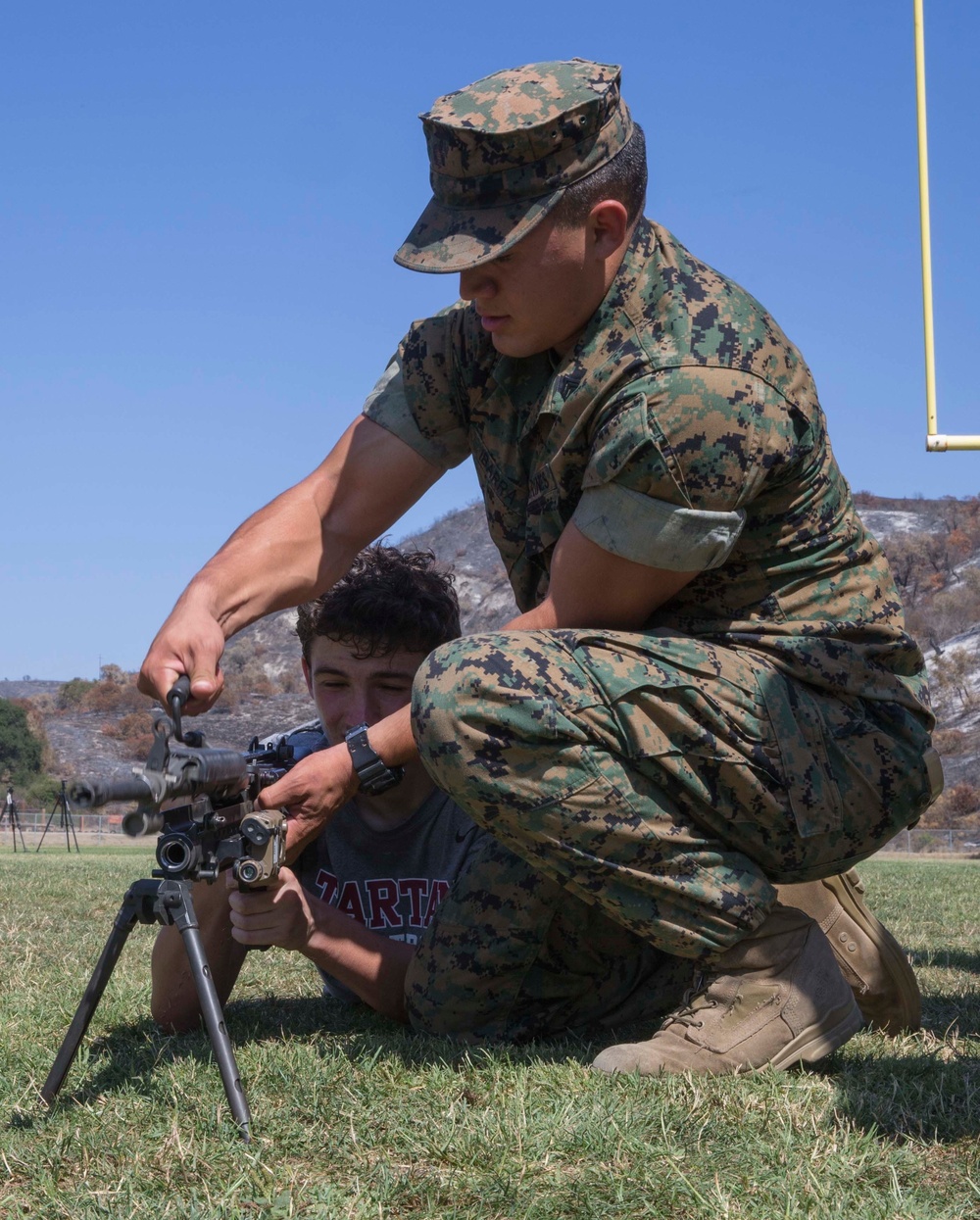 1st Marine Regiment hosts high school football