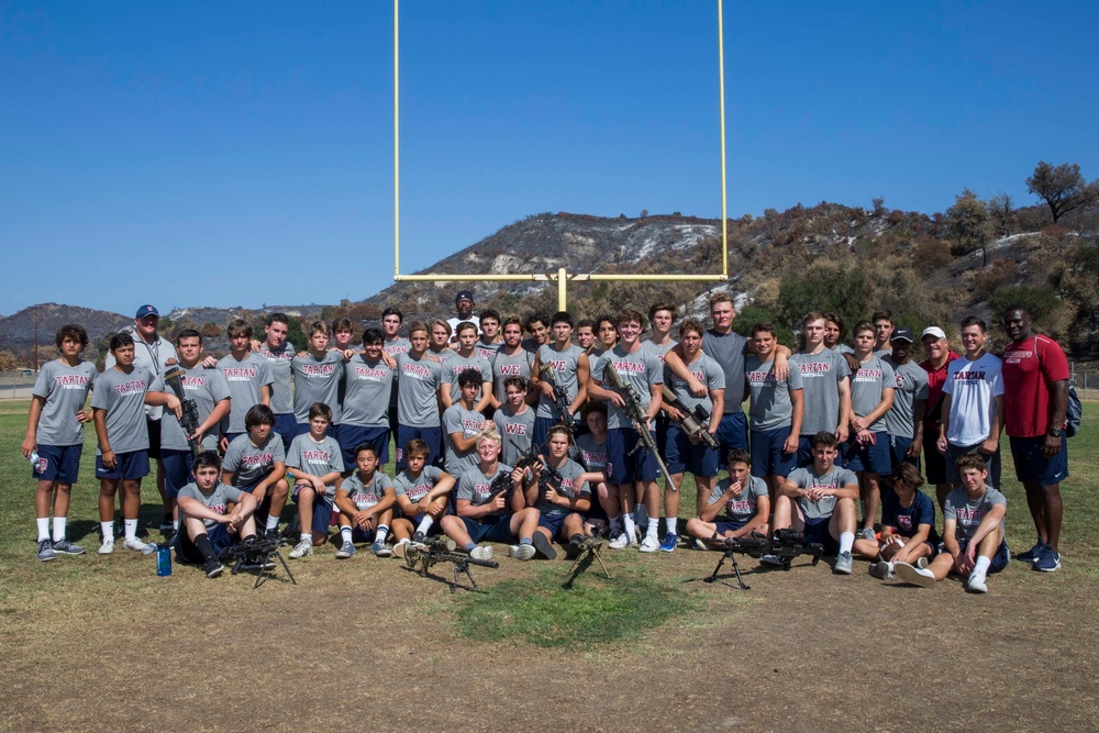 1st Marine Regiment hosts high school football