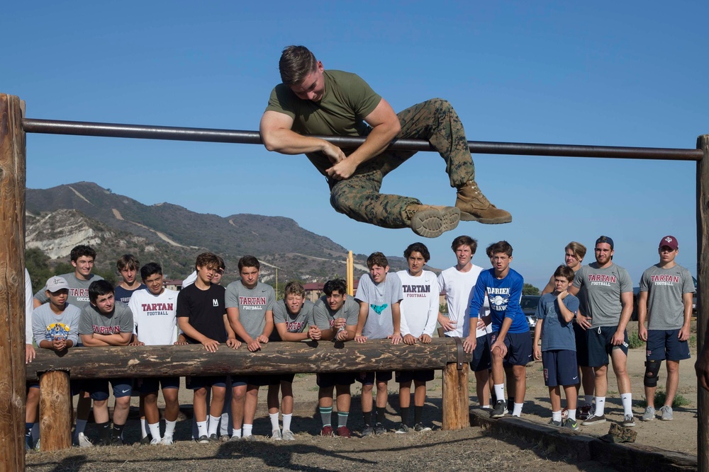 1st Marine Regiment hosts high school football