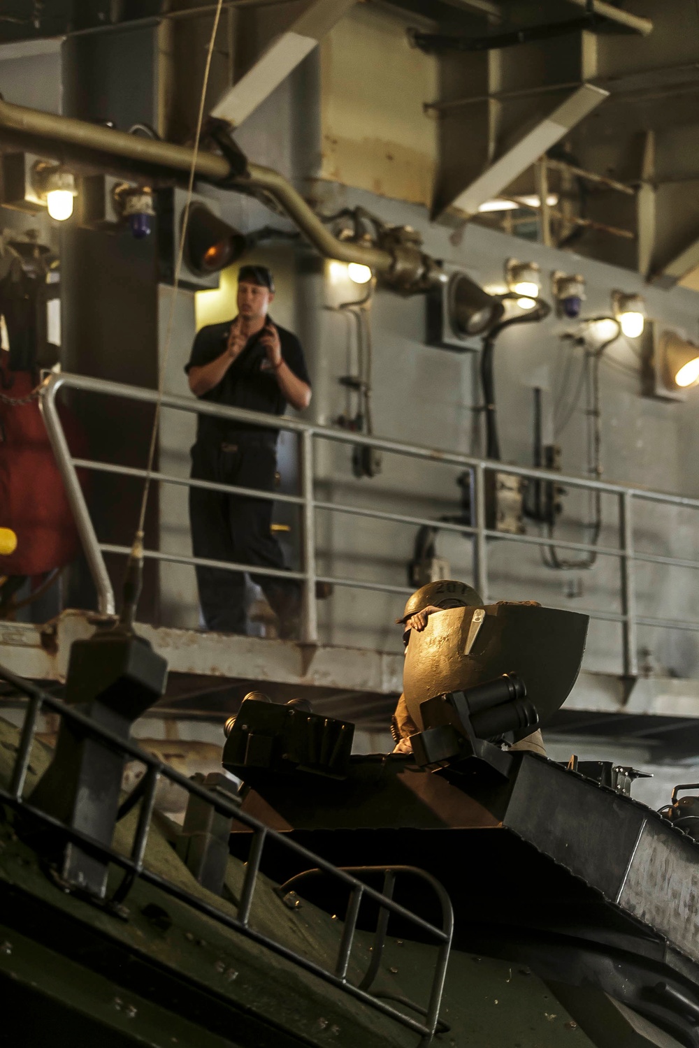 AAV Platoon Returns to Oak Hill after washdown