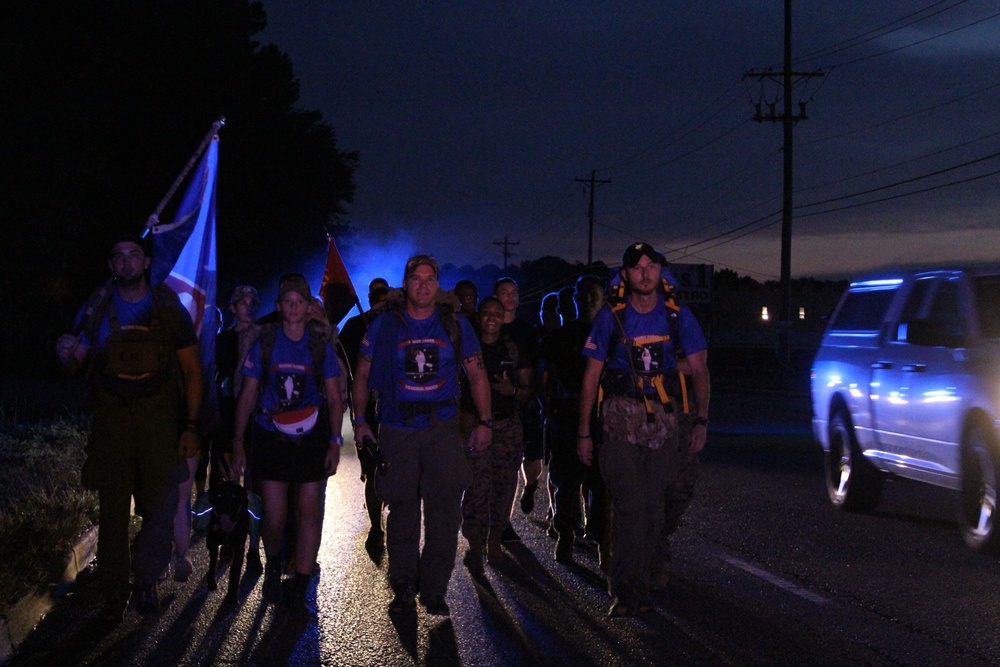 Marines, poolees join Marine Raider Memorial March