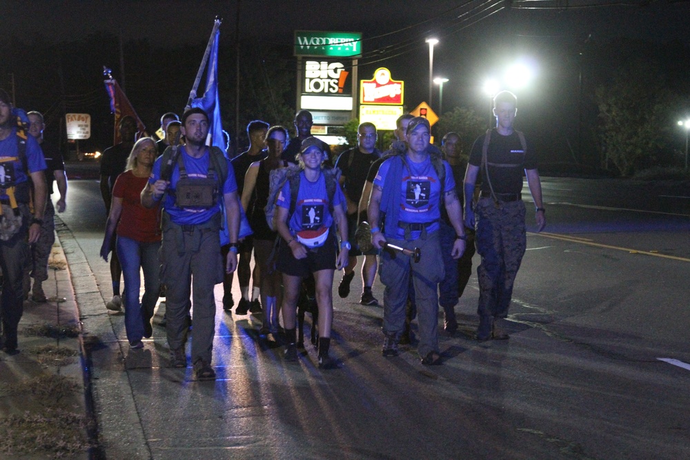 Marines, poolees join Marine Raider Memorial March
