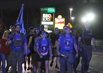 Marines, poolees join Marine Raider Memorial March