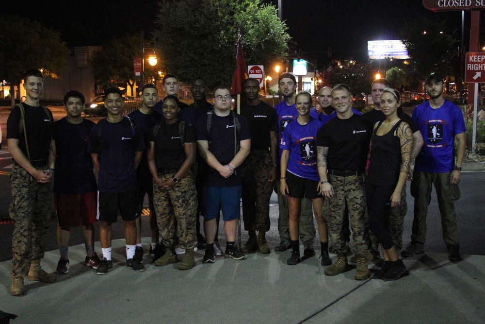 Marines, poolees join Marine Raider Memorial March