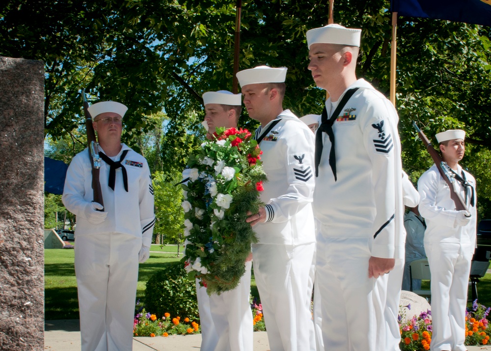 Navy Week USS Robalo (SS 273) Wreath Laying Ceremony