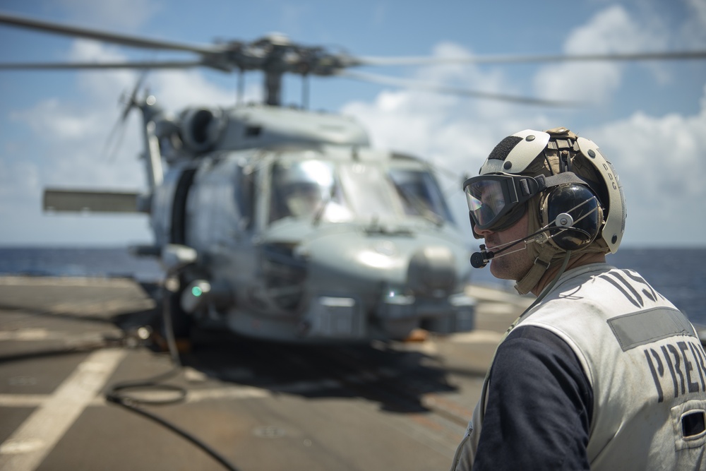 USS Preble Underway Ops