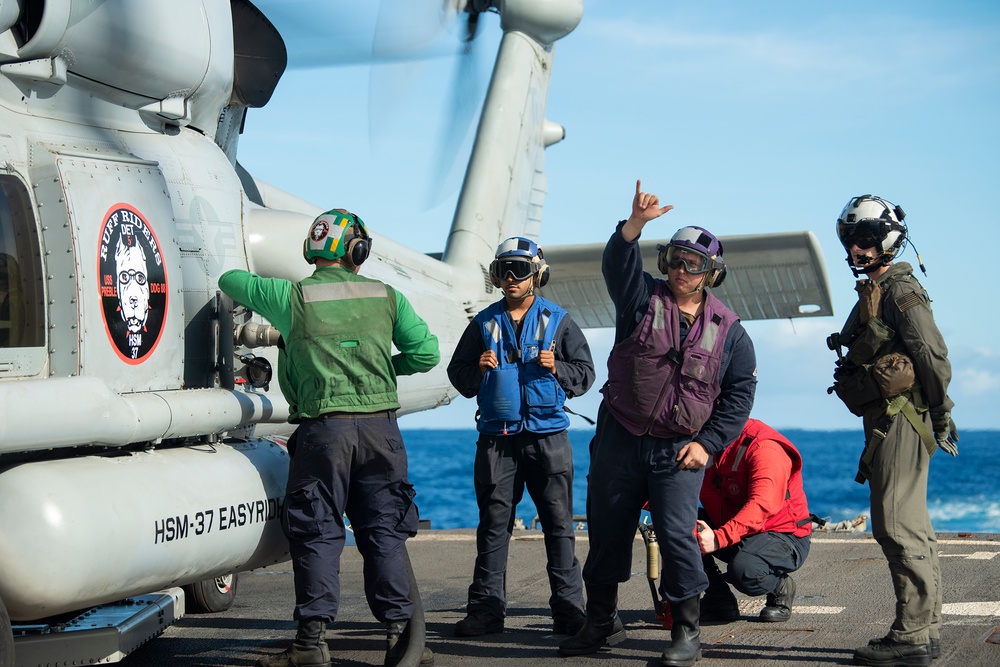 USS Preble Underway Ops