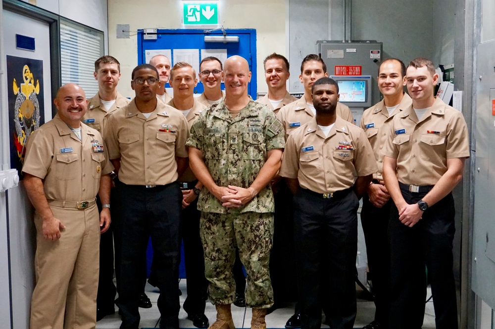 FORCM Carter and NCTS Sicily Operations Department