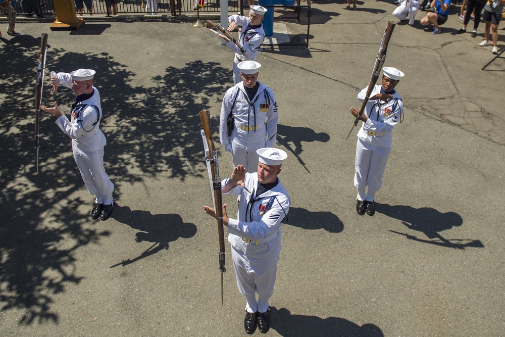 Sailors Take Over Military Appreciation Day