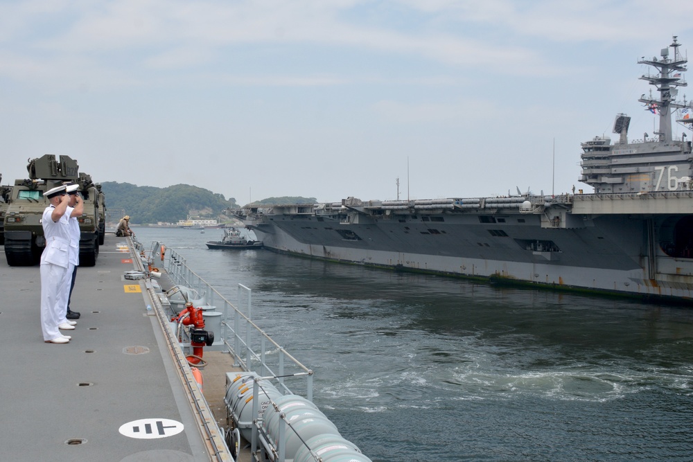 USS Ronald Reagan (CVN 76) Returns to Yokosuka