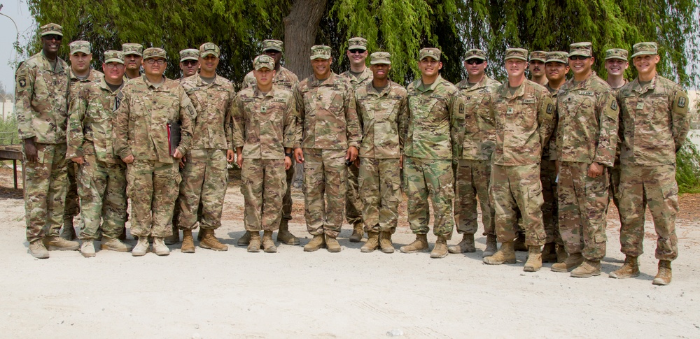 U.S Army Lt. Gen. Michael X. Garrett, U.S. Army Central commanding general visits 3rd Battalion, 2nd Air Defense Artillery Regiment