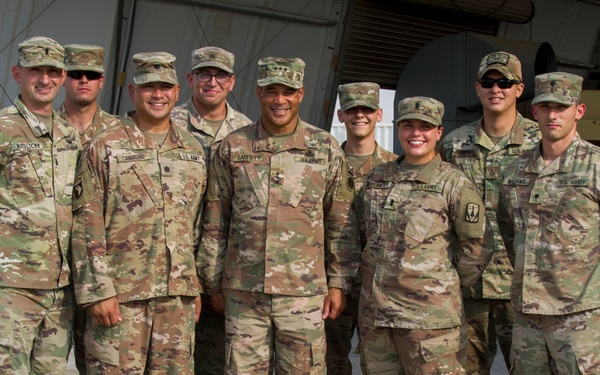 U.S Army Lt. Gen. Michael X. Garrett, U.S. Army Central commanding general visits 3rd Battalion, 2nd Air Defense Artillery Regiment