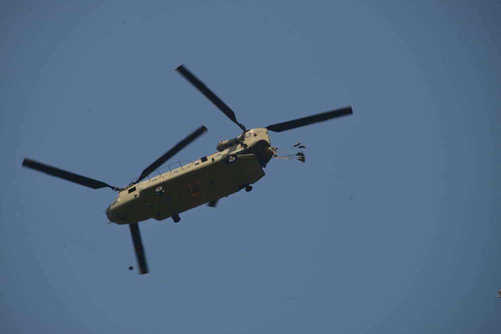 Multinational Jump Training , 173rd Airborne Brigade , Aviano, 19 July 2018.