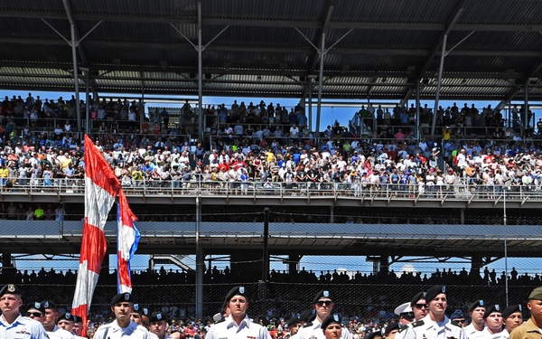 Grissom Airmen march in 102nd Indy 500