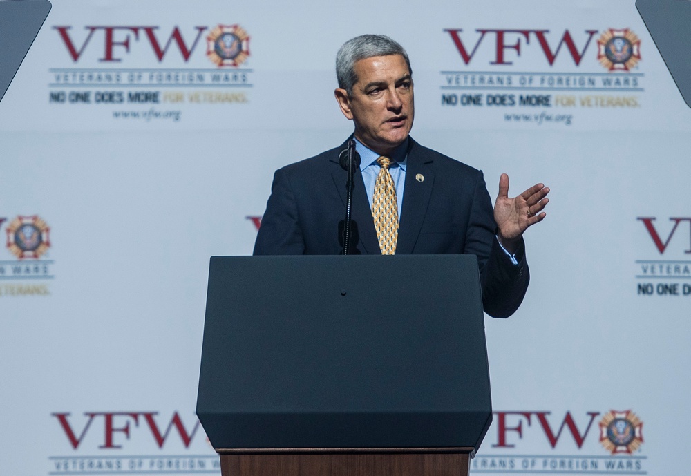 Kelly McKeague speaks at VFW National Convention