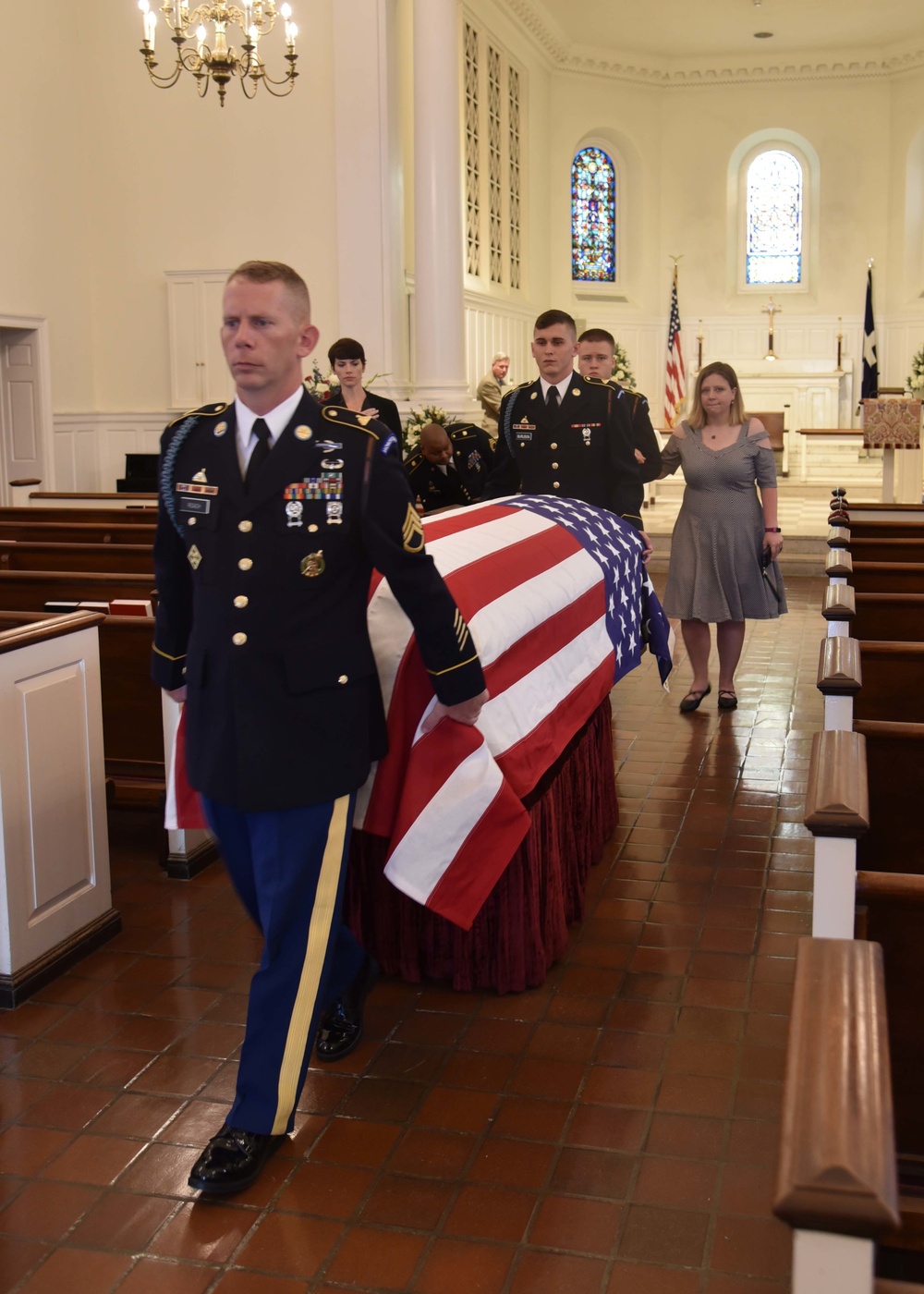 Army Pfc. Walter W. Green Funeral, July 20, 2018