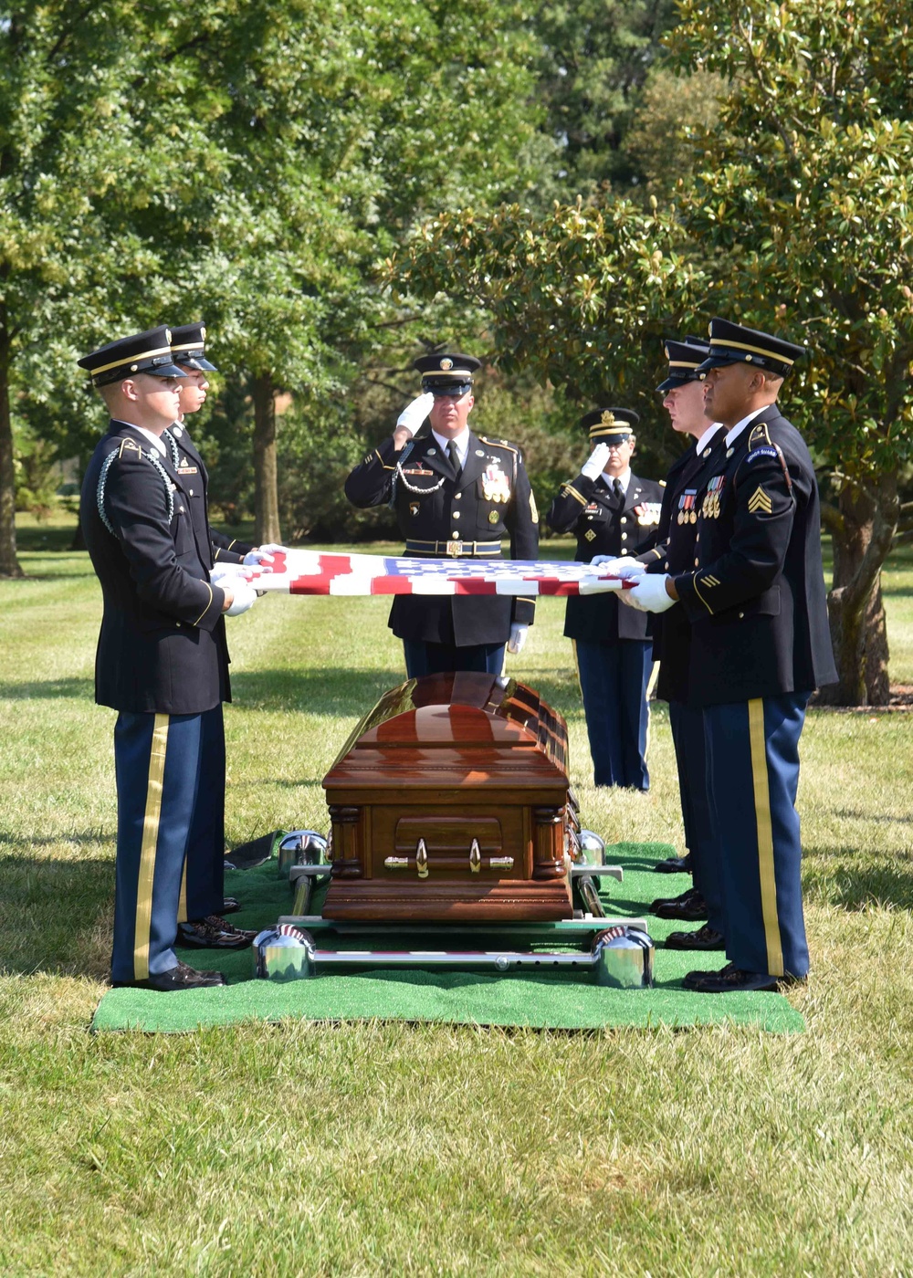 Army Pfc. Walter W. Green Funeral, July 20, 2018