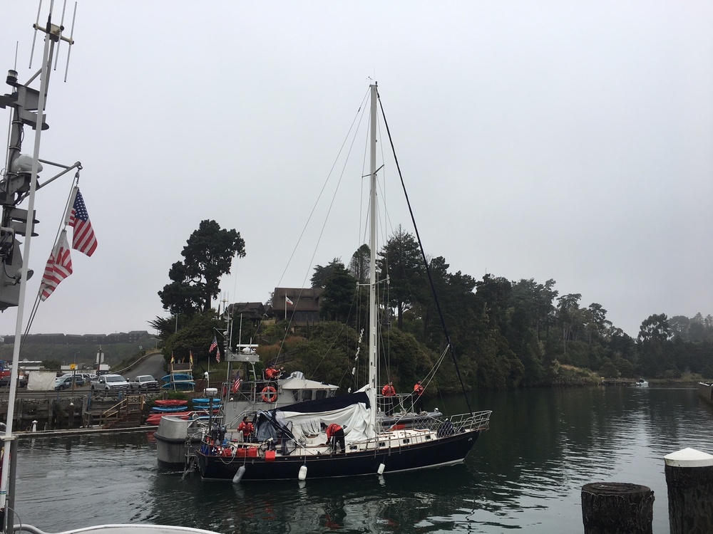 Coast Guard finds adrift sailboat 1 month after rescuing owners