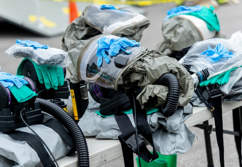 W.Va. CERFP trains local hospital on decontamination procedures