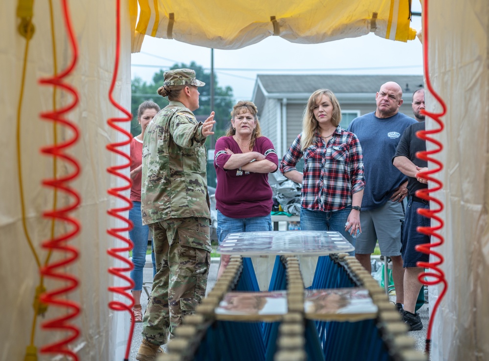 W.Va. CERFP trains local hospital on decontamination procedures