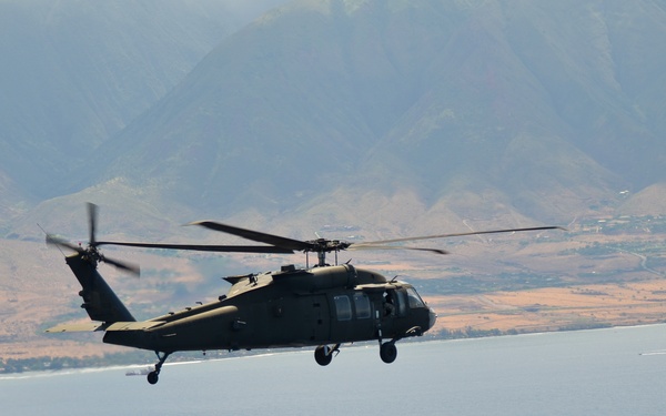 2-25 Aviation Regiment flies simulated MEDEVAC flight to Maui during RIMPAC 2018