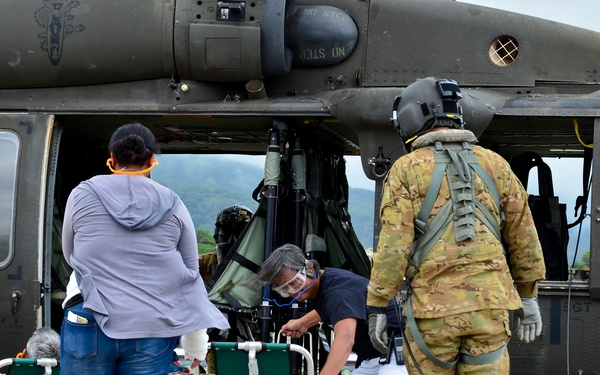 2-25 Aviation Regiment flies simulated MEDEVAC flight to Maui during RIMPAC 2018
