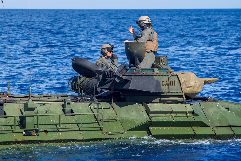 HMAS Adelaide (L01), U.S. Combat Assault Company Conduct Amphibious Training During RIMPAC