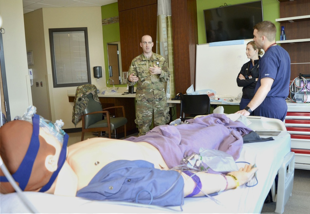 Healthcare professionals perfect their skills at CRDAMC Simulation Lab