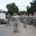 1st Lt. Amber S. Kenneda briefs Airmen at the West Virginia Schools for the Deaf and the Blind