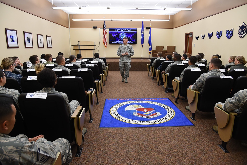 USSTRATCOM leaders host inaugural Junior Enlisted Professional Development Seminar