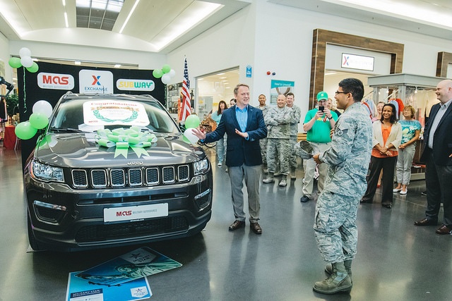 Senior Airmen wins new Jeep in Exchange Subway Sweepstakes