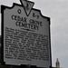 Cedar Grove Cemetery Historic Sign