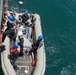 USS Harpers Ferry conducts small boat operations