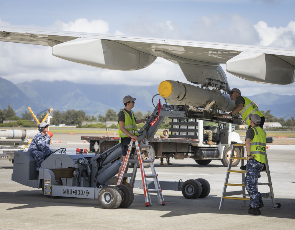 Royal Australian Air Force P-8A Poseidon's first strike at RIMPAC 2018