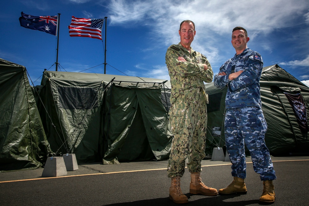 Combined task group operations personnel at RIMPAC