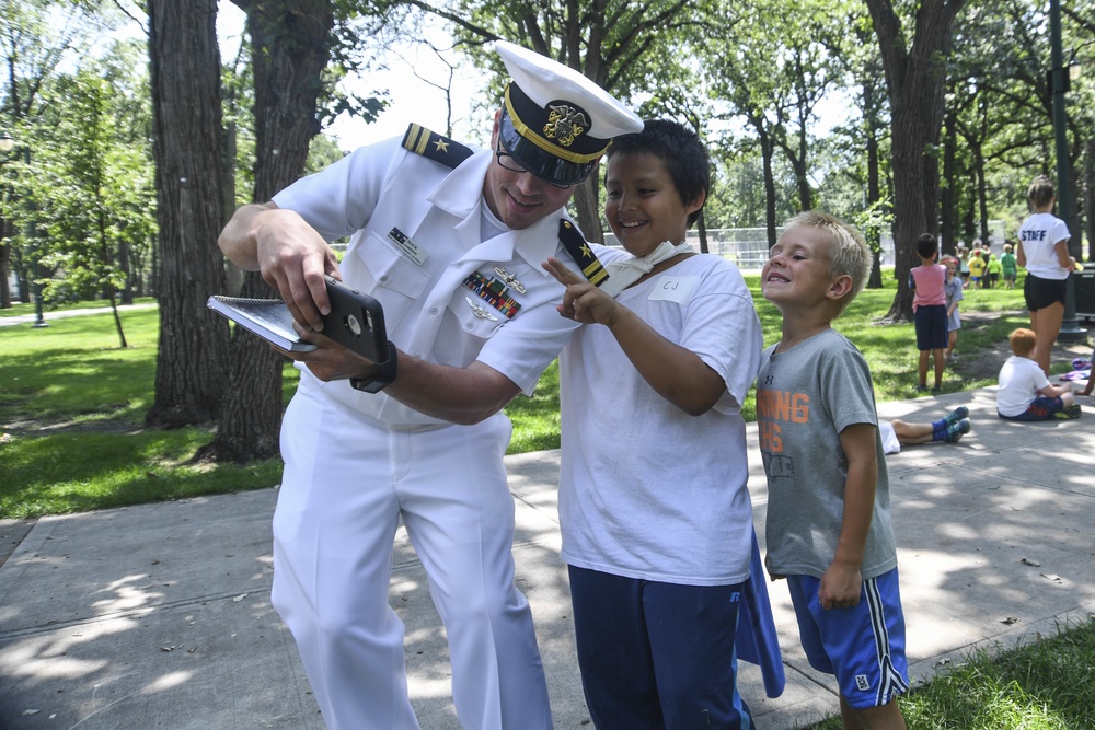 U.S. Navy Sailors Reach Out to Local Boys &amp; Girls Clubs and YMCA Children During Fargo-Moorhead Metro Navy Week