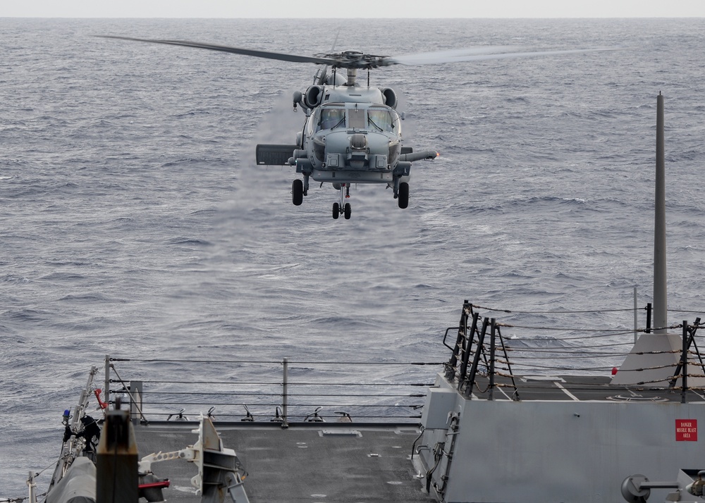 MH 60R Sea Hawk Conducts Flight Ops