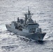 HMNZS Te Mana sails during RIMPAC