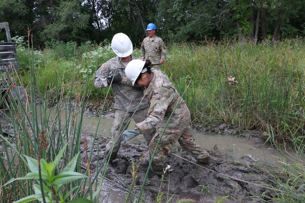 Vehicle Recovery Training at Camp Dodge Joint Maneuver Training Center