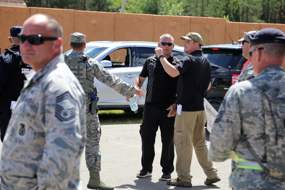 Air Force security forces, Wisconsin State Patrol trooper team up during Patriot North 2018