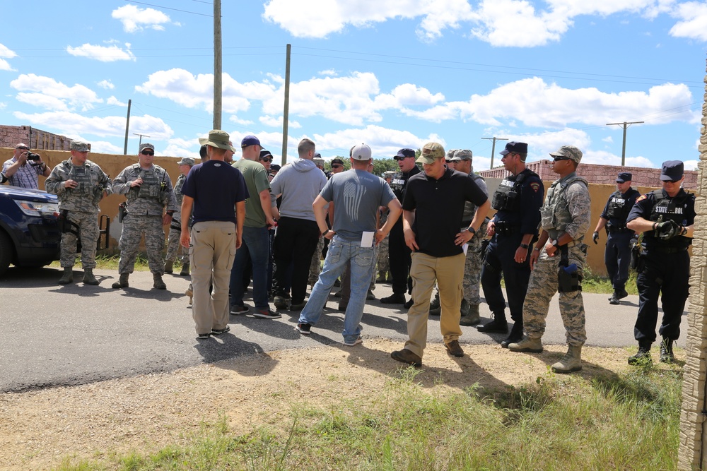 Air Force security forces, Wisconsin State Patrol trooper team up during Patriot North 2018