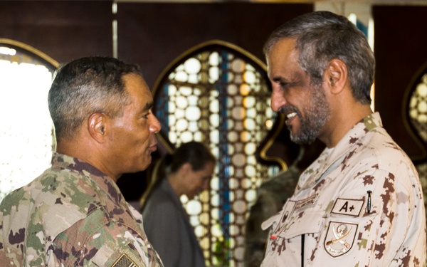 Lt. Gen. Michael X. Garrett, U.S. Army Central commanding general engages with United Arab Emirates leadership in Abu Dhabi