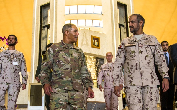Lt. Gen. Michael X. Garrett, U.S. Army Central commanding general engages with United Arab Emirates leadership in Abu Dhabi