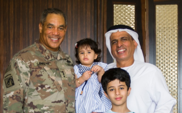Lt. Gen. Michael X. Garrett, U.S. Army Central commanding general engages with United Arab Emirates leadership in Abu Dhabi