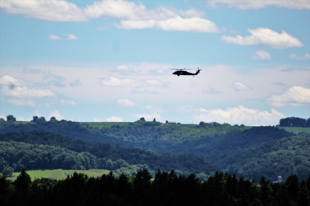 National Guard aviation personnel support Patriot North 2018 training