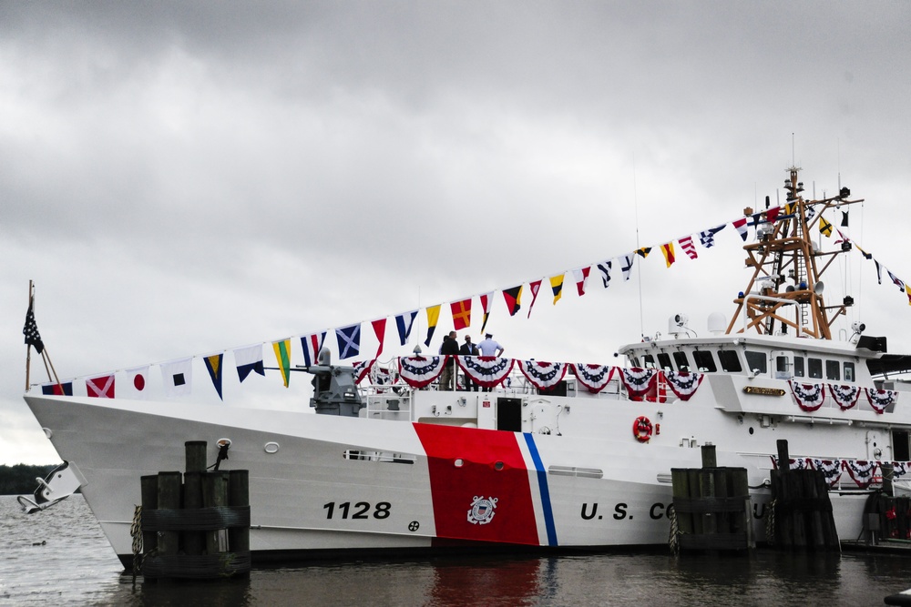 Coast Guard Cutter Nathan Bruckenthal commissioning ceremony