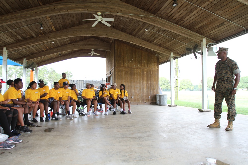 MCLB Albany hosts week-long summer camp for JROTC cadets