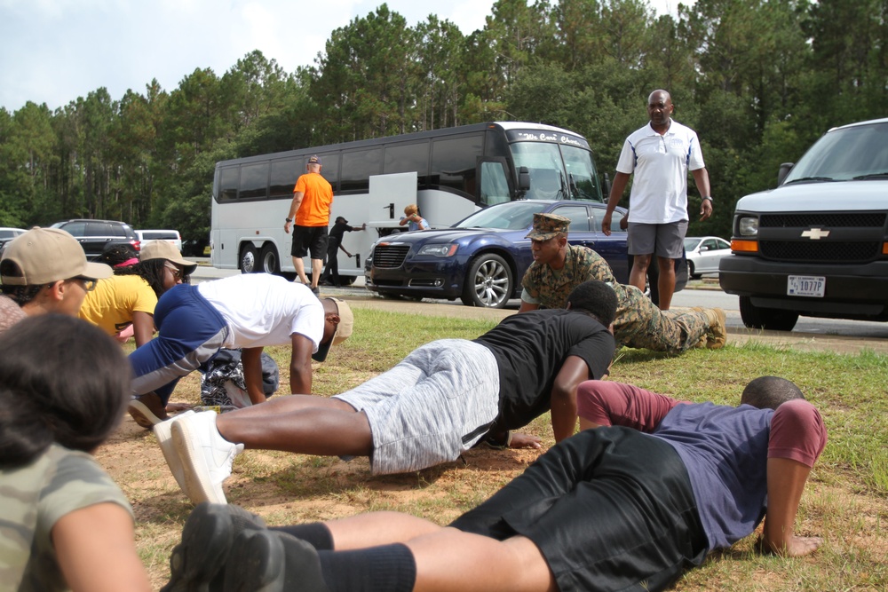 MCLB Albany hosts week-long summer camp for JROTC cadets