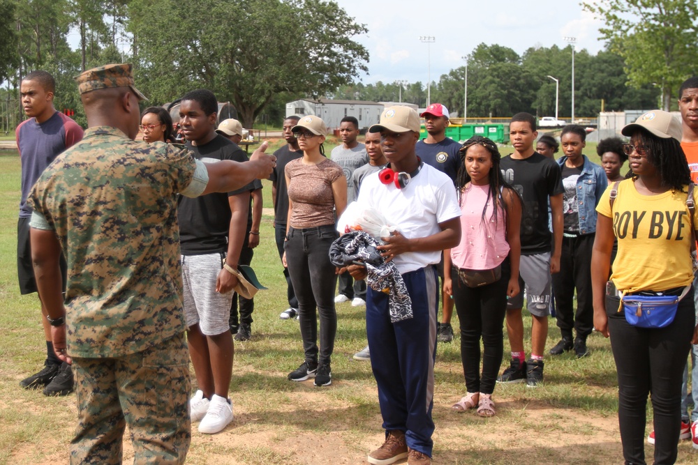 MCLB Albany hosts week-long summer camp for JROTC cadets