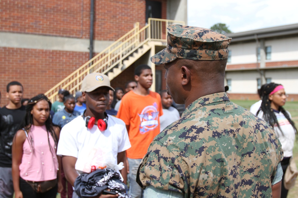 MCLB Albany hosts week-long summer camp for JROTC cadets